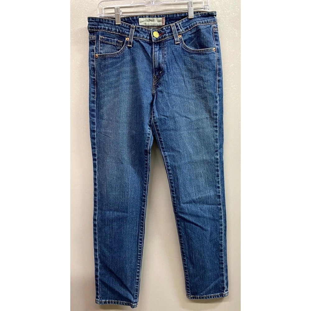 VTG Levi's 503 Skinny Jeans Womens 11M Blue Denim Cotton Stretch Med Wash Casual